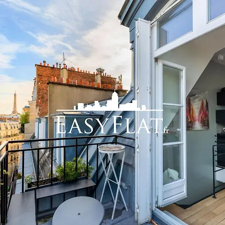 Appartamento Beautiful Duplex With Terrace And Eiffel Tower View, 16, By Easyflat
